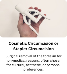 Cosmetic Circumcision or Stapler Cicumcision