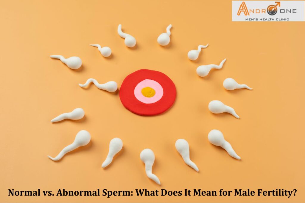 normal vs abnormal sperm