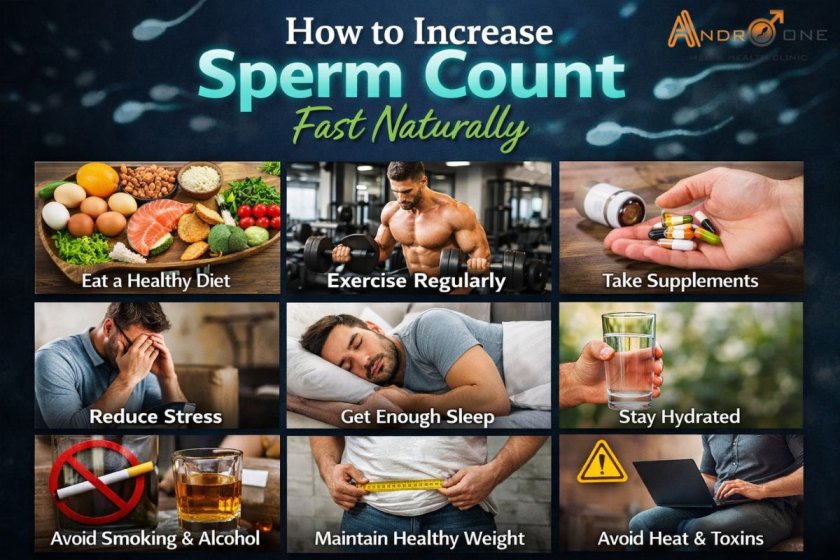 How to Increase Sperm Count Fast Naturally