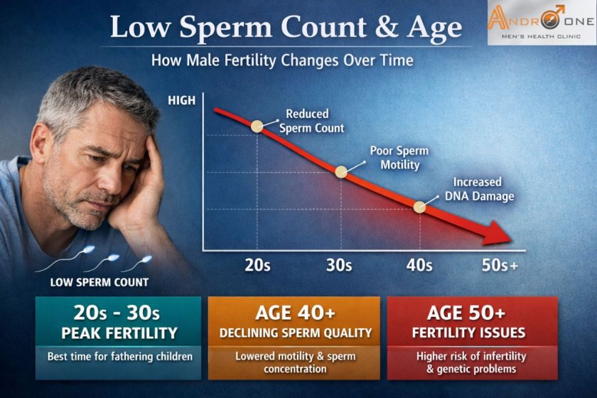Low Sperm Count & Age: How Male Fertility Changes Over Time