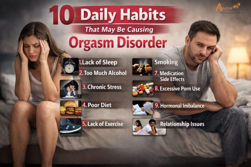 10 Daily Habits That May Be Causing Orgasm Disorder