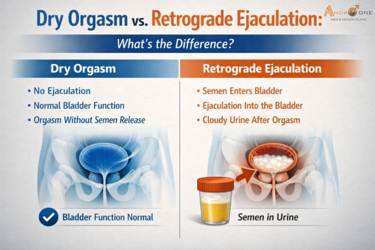Dry Orgasm vs Retrograde Ejaculation