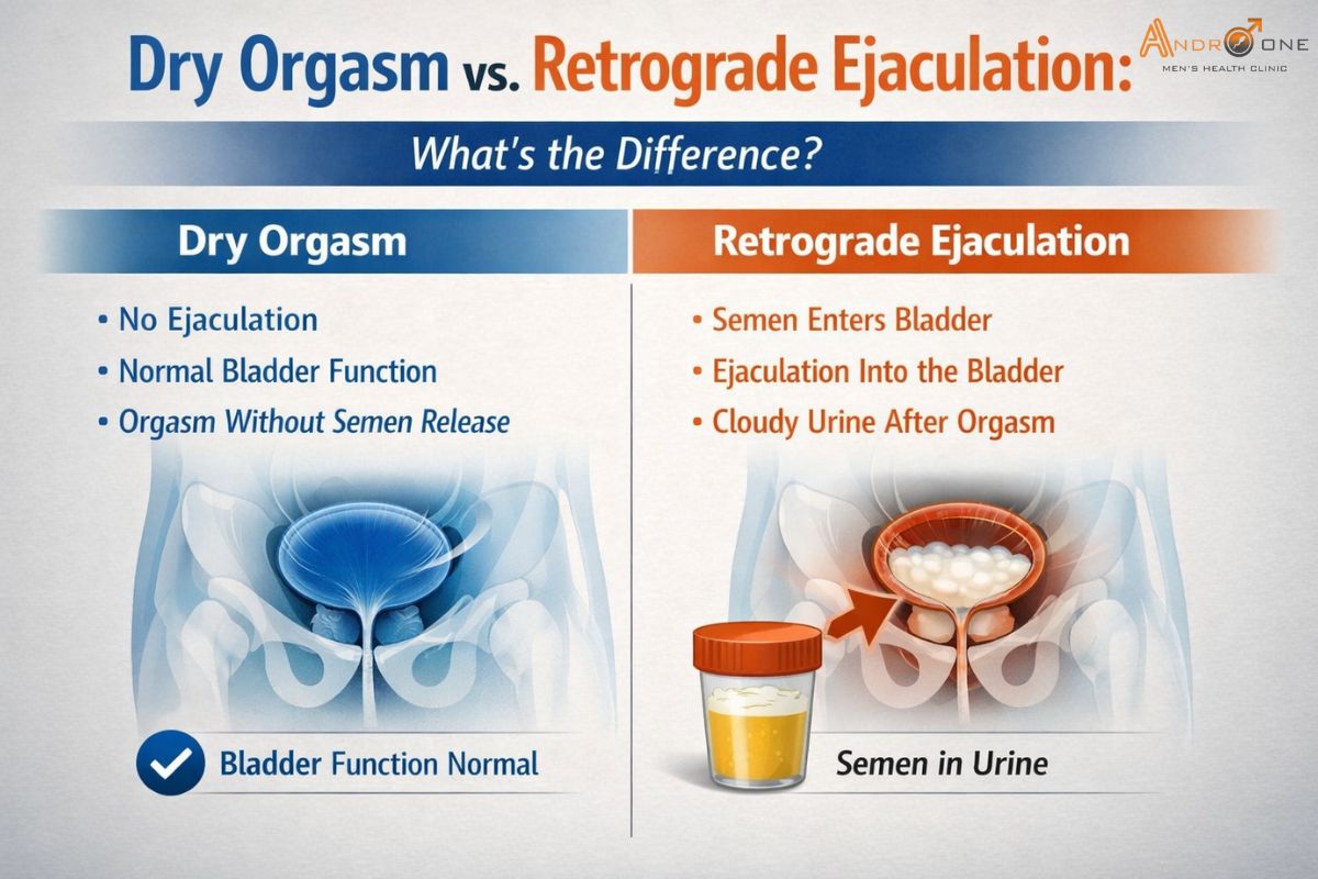 Dry Orgasm vs Retrograde Ejaculation