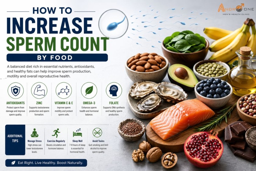 How to Increase Sperm Count by Food