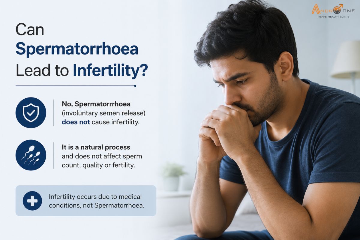 Can spermatorrhoea lead to infertility?