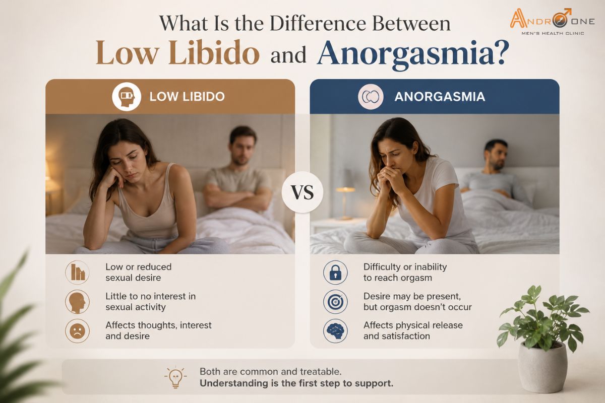 What Is the Difference Between Low Libido and Anorgasmia