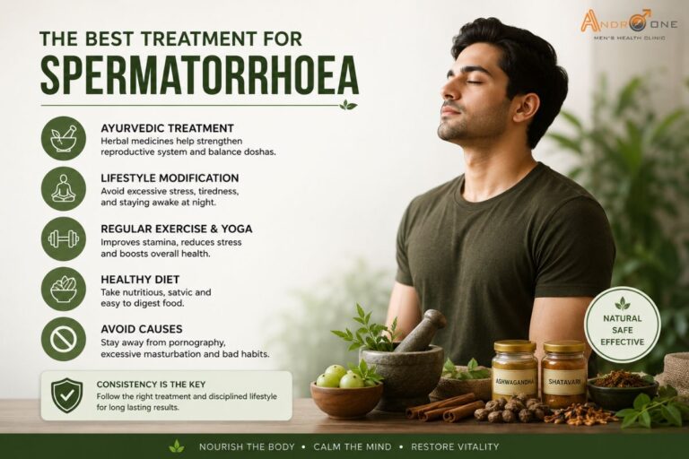 What is the best treatment for spermatorrhoea?