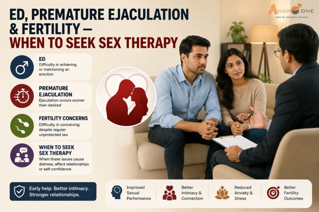 ED, Premature Ejaculation & Fertility — When to Seek Sex Therapy