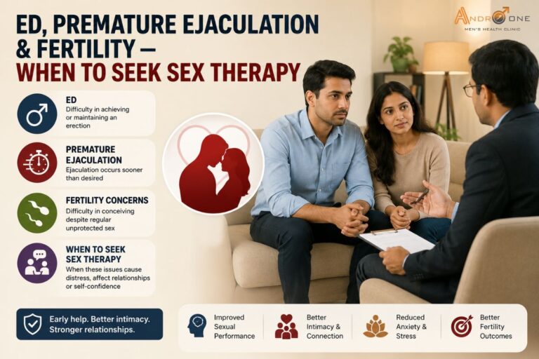 ED, Premature Ejaculation & Fertility — When to Seek Sex Therapy