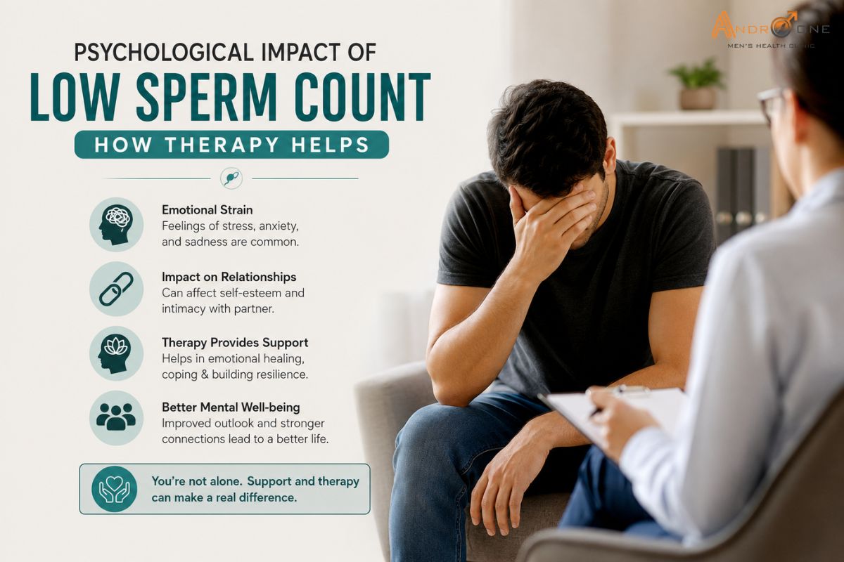 Psychological Impact of Low Sperm Count — How Therapy Helps