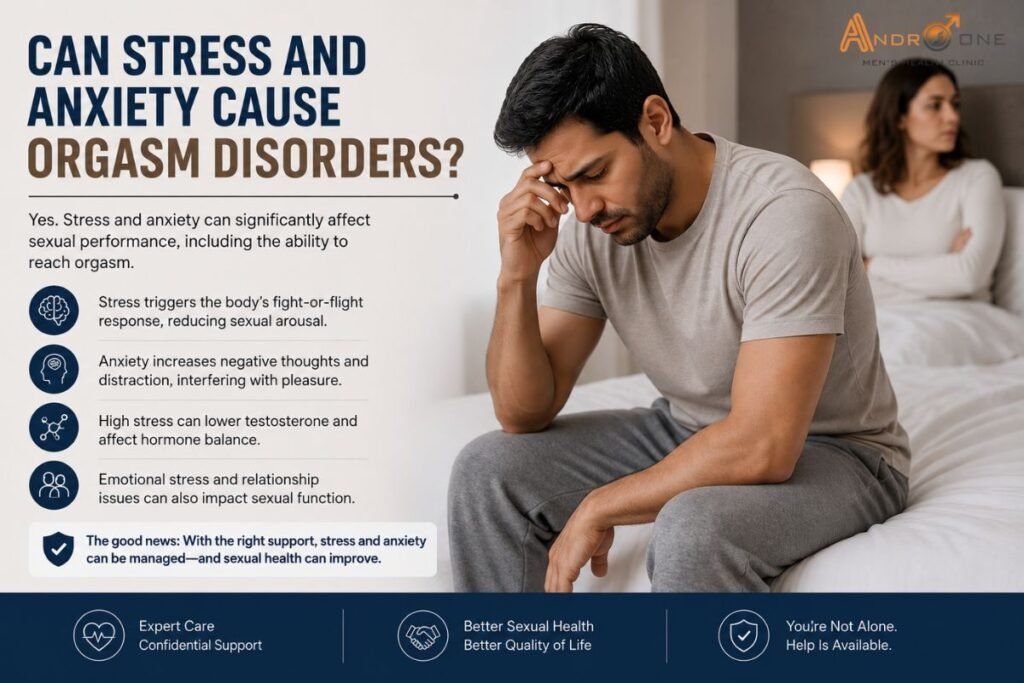 Can Stress and Anxiety Cause Orgasm Disorders