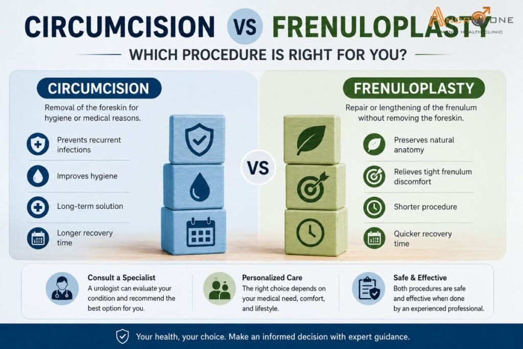 Circumcision vs Frenuloplasty Which Procedure Is Right for You