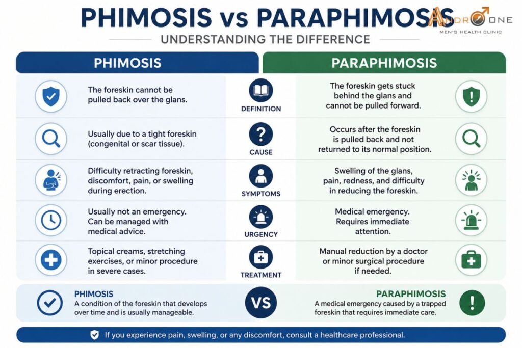 Phimosis vs Paraphimosis Understanding the Difference