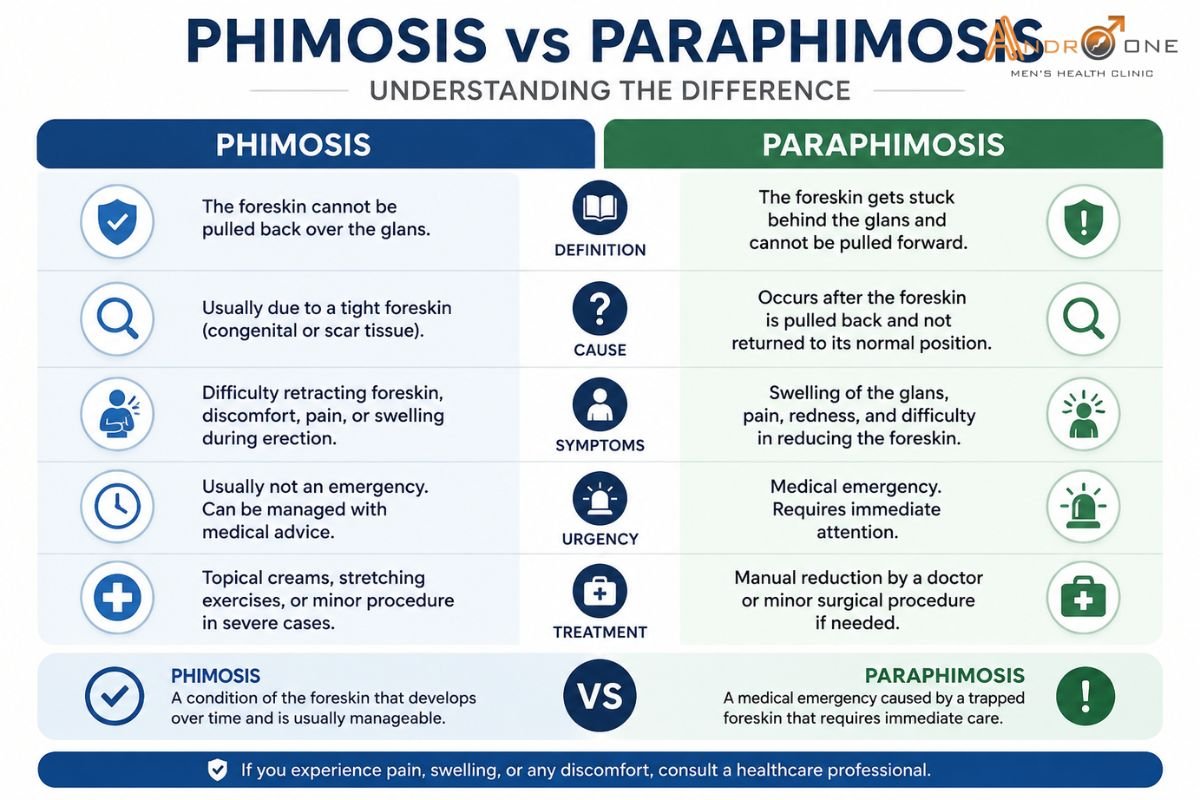 Phimosis vs Paraphimosis Understanding the Difference