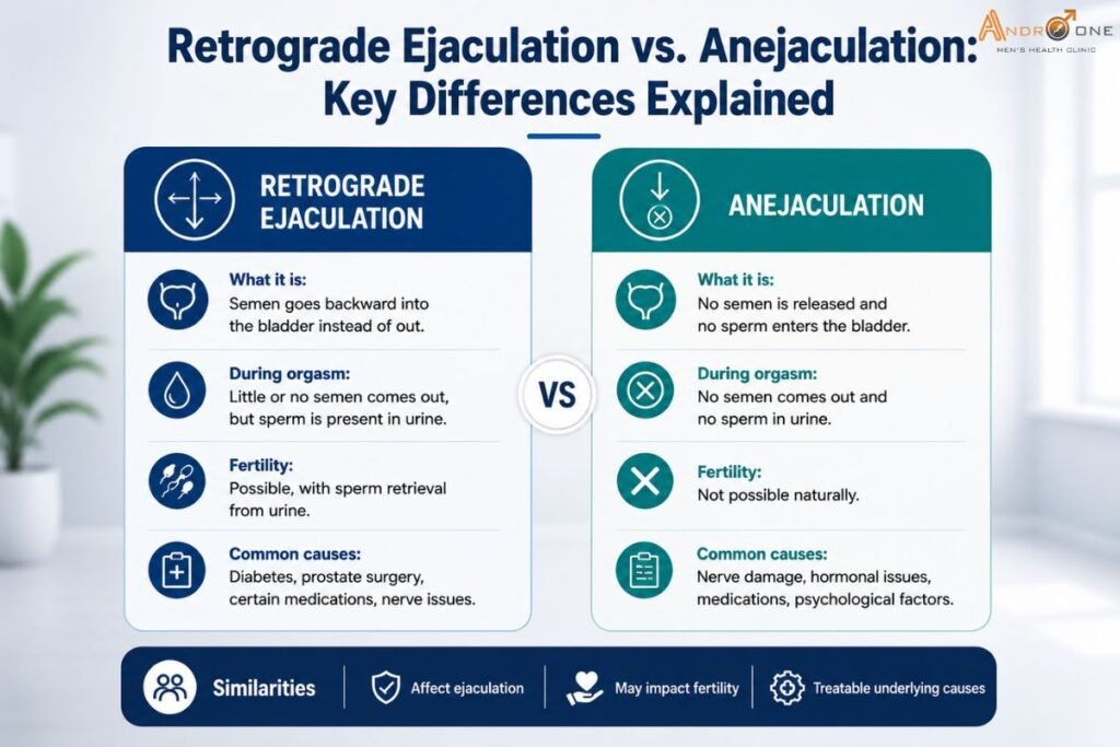 Retrograde Ejaculation vs. Anejaculation Key Differences Explained