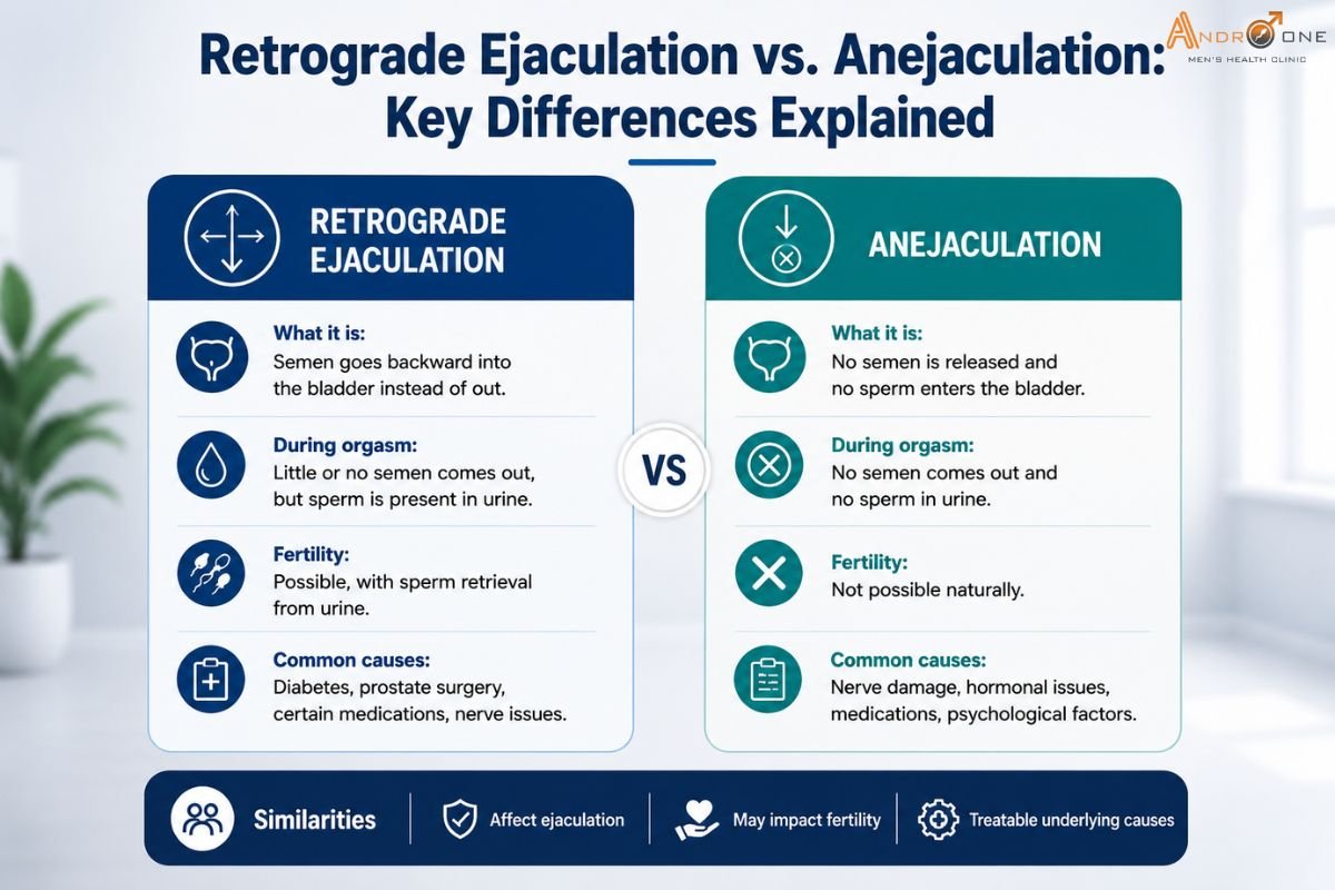 Retrograde Ejaculation vs. Anejaculation Key Differences Explained