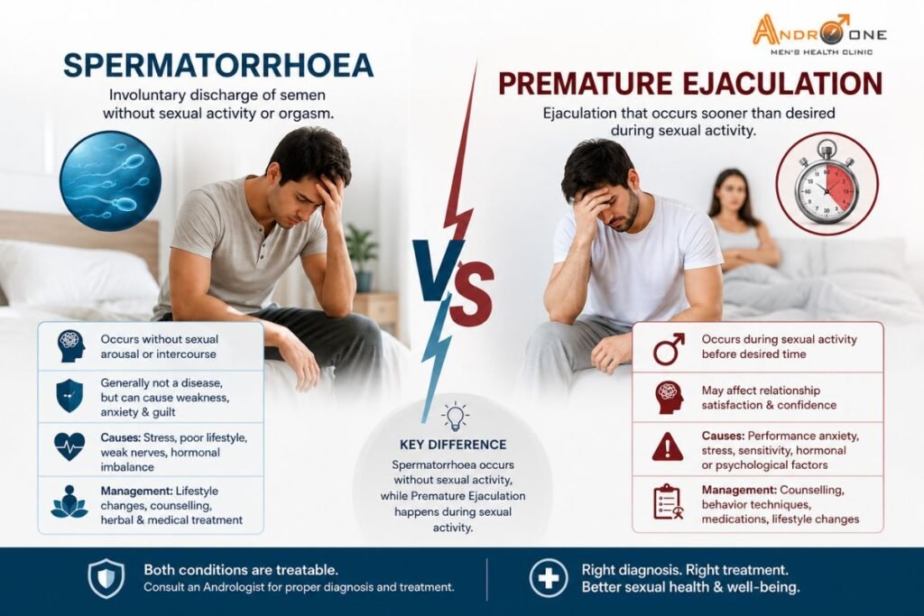 Spermatorrhoea vs Premature Ejaculation Understanding the Difference
