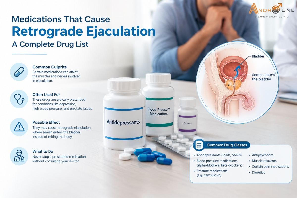 Medications That Cause Retrograde Ejaculation A Complete Drug List