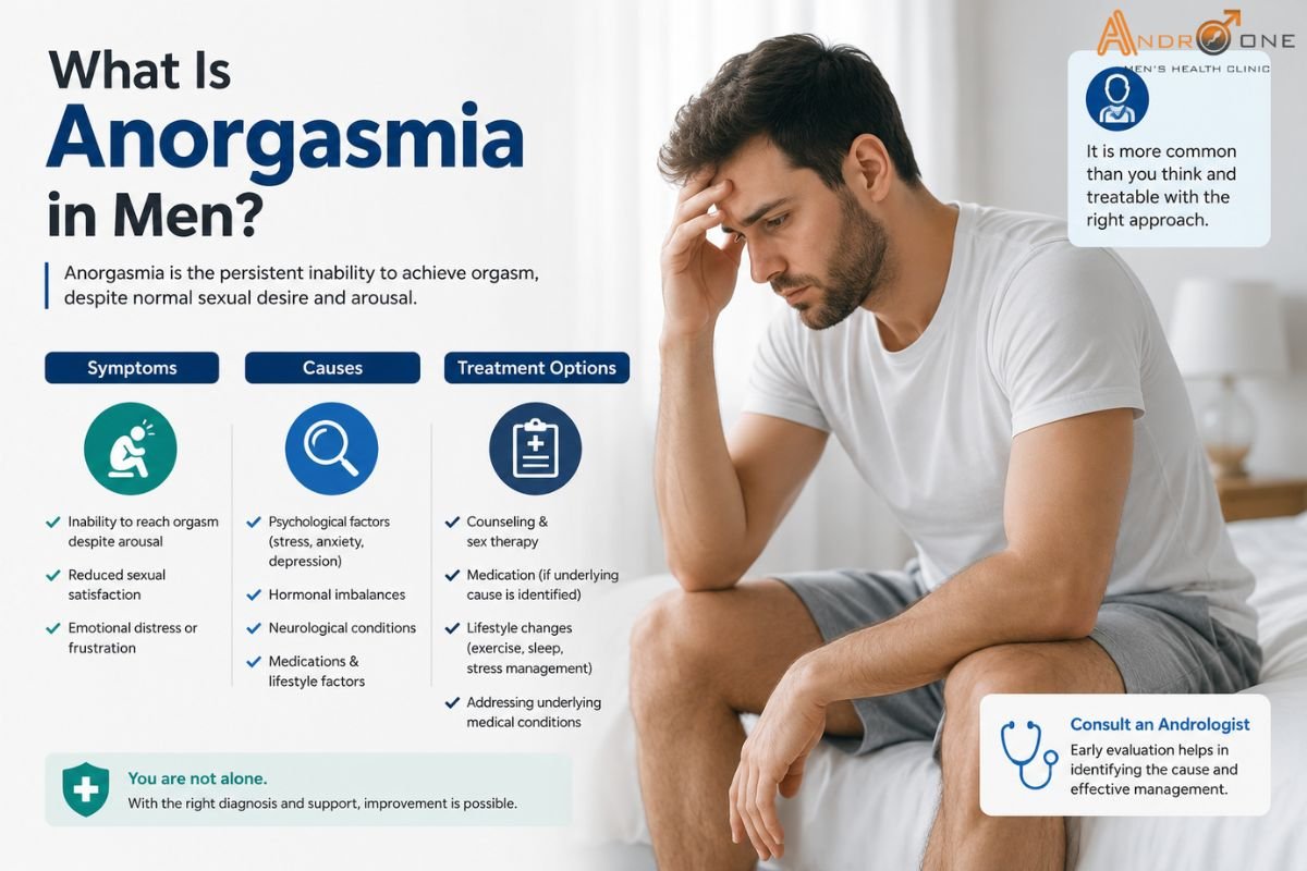 What Is Anorgasmia in Men Symptoms, Causes and Treatment