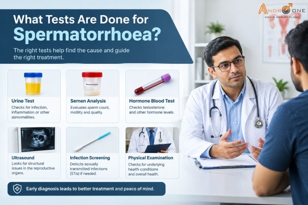 What Tests Are Done for Spermatorrhoea