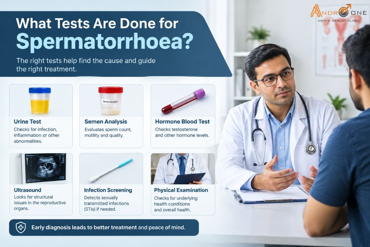 What Tests Are Done for Spermatorrhoea